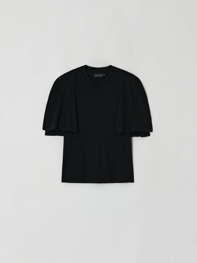 AW25 ‘MOVEMENT’ CAPE FLARED T-SHIRT (-20%)