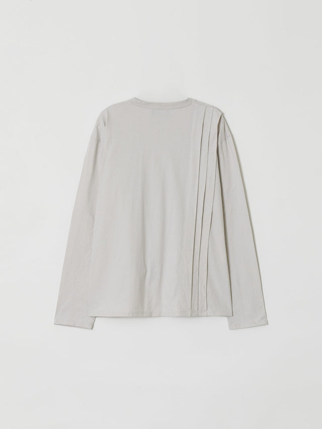 SS26 ‘STATIC’ PLEATED LONG  SLEEVES T-SHIRT (-30%)