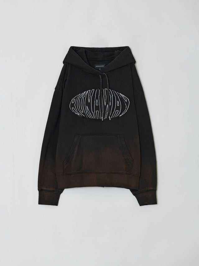 AW24 ‘RUNAWAY’ BACK FLARED HOODIE (-40%)
