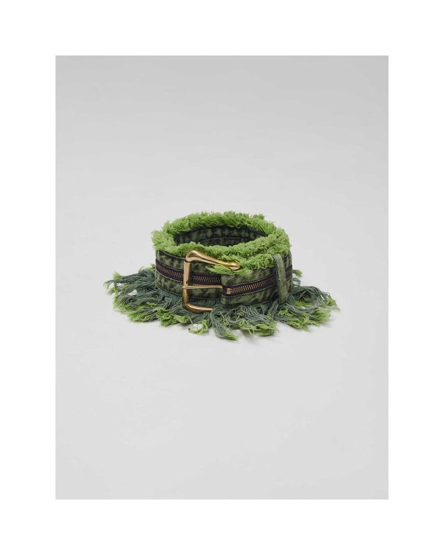 SS24 ‘BAD SPORTS’ FRAY BELT (GREEN)