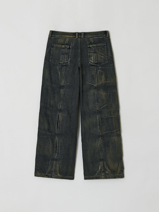 AW25 'MOVEMENT' VERTICAL PLEATS JEANS (-30%)