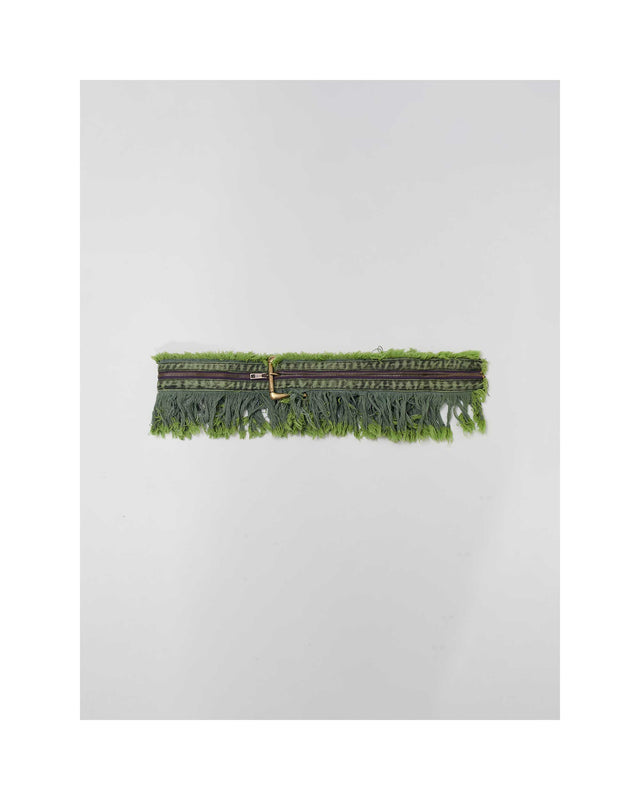 SS24 ‘BAD SPORTS’ FRAY BELT (GREEN)
