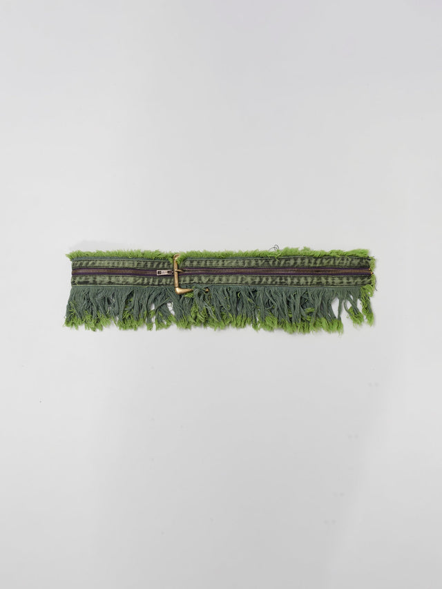 SS24 ‘BAD SPORTS’ FRAY BELT (GREEN)