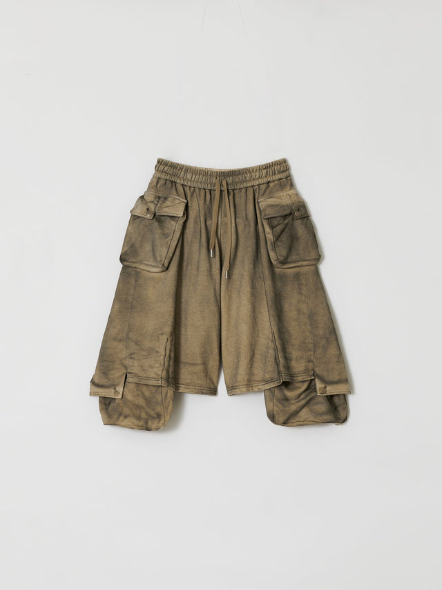 SS26 ‘STATIC’ BIG POCKET JERSEY SHORTS (-30%)