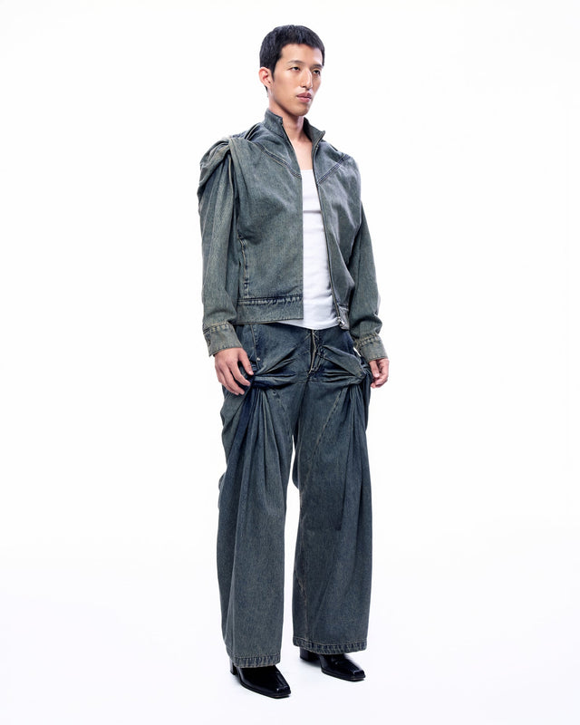 SS25 ‘TWIST’ TWIST BAGGY JEANS (-30%)