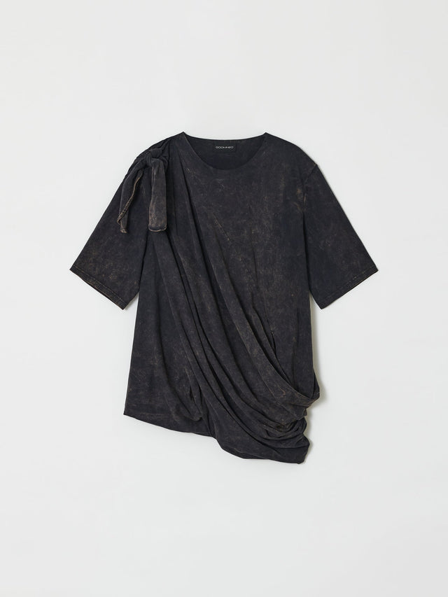 SS26 ‘STATIC’ DRAPED CROSS BAG TOP (-30%)