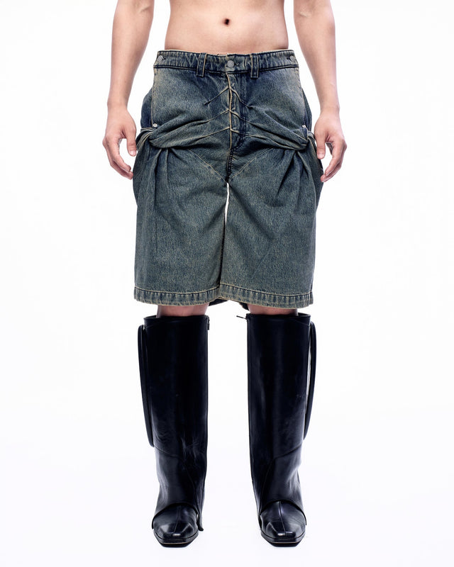 SS25 ‘TWIST’ TWIST BERMUDA SHORTS (-30%)