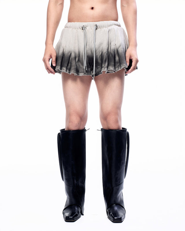 SS25 ‘TWIST’ JERSEY PLEATED SHORTS (-40%)