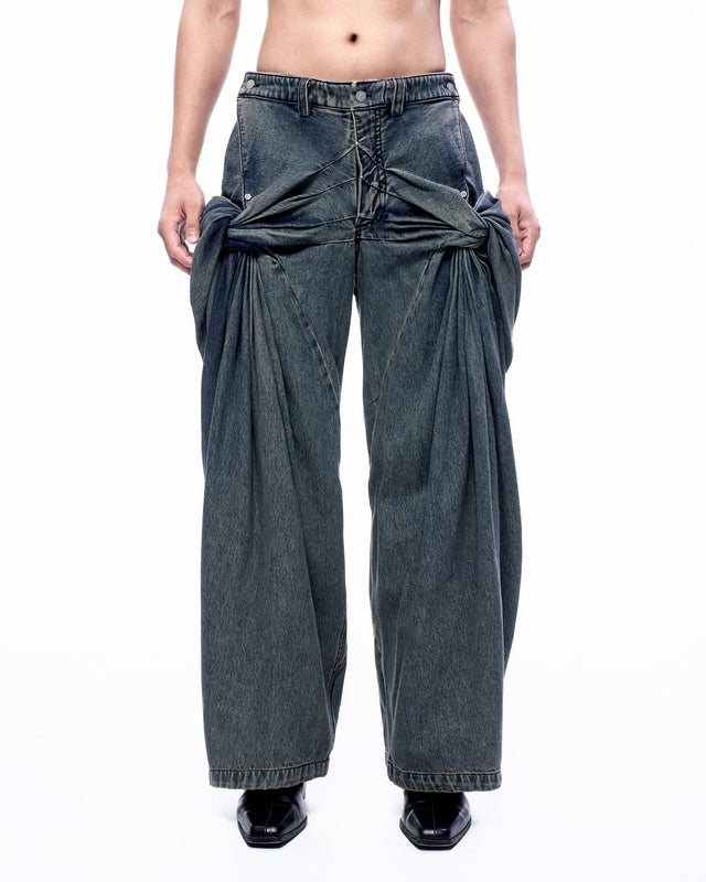 SS25 ‘TWIST’ TWIST BAGGY JEANS (-30%)