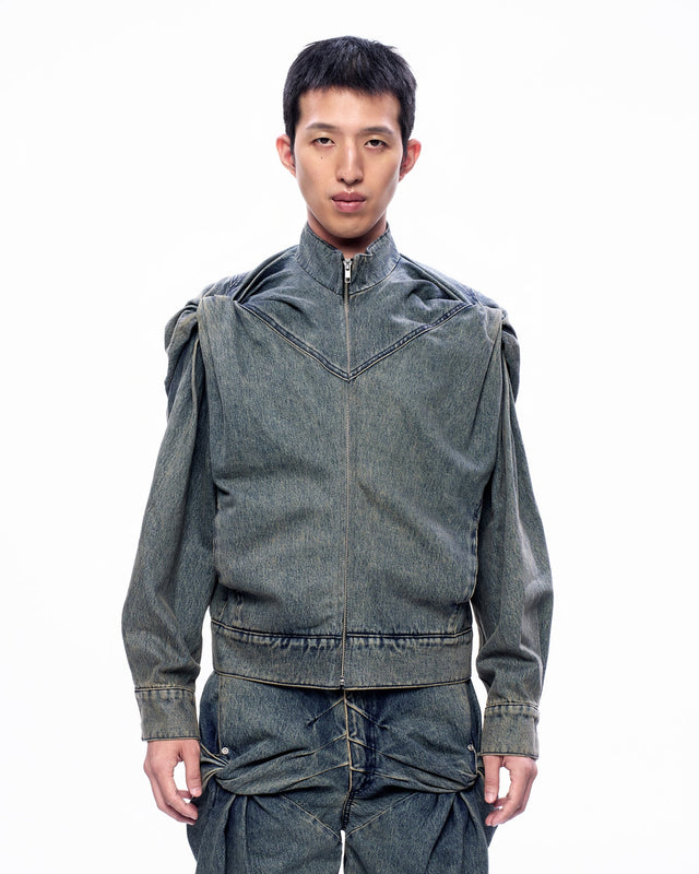 SS25 ‘TWIST’ DENIM TWIST JACKET (-20%)