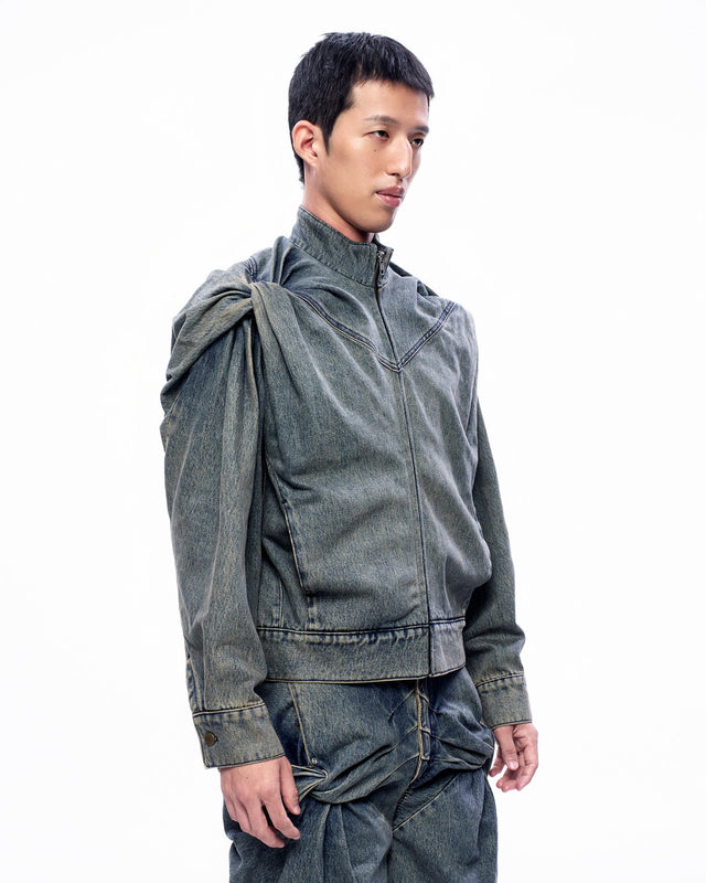 SS25 ‘TWIST’ DENIM TWIST JACKET (-20%)