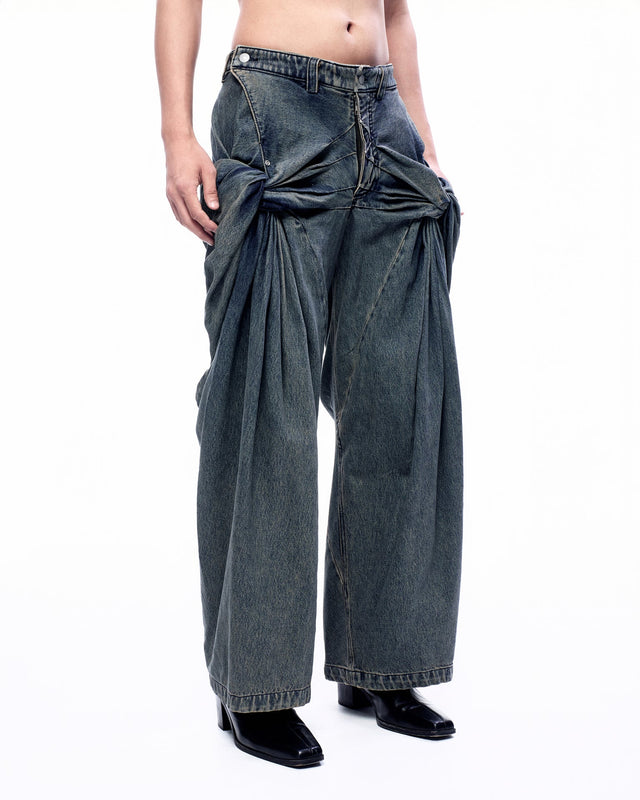 SS25 ‘TWIST’ TWIST BAGGY JEANS (-30%)