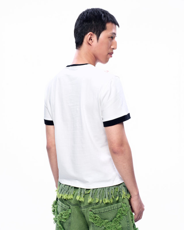 SS24 ‘BAD SPORTS’ ZIPPER PRINT T-SHIRT (-40%)