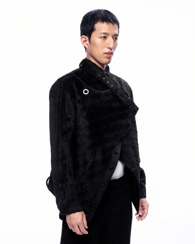 AW25 ‘MOVEMENT’ WOOL WAISTBAND COLLAR JACKET (-20%)