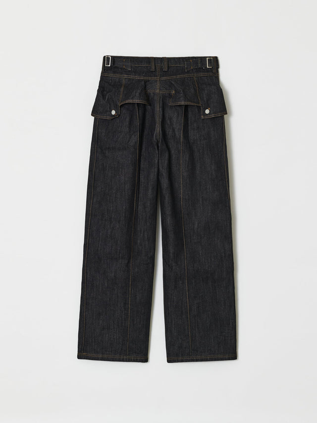 SS26 ‘STATIC’ LONG BACK POCKET JEANS (-30%)