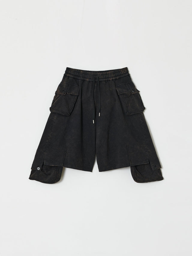 SS26 ‘STATIC’ BIG POCKET JERSEY SHORTS (-30%)