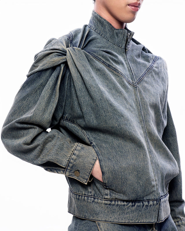 SS25 ‘TWIST’ DENIM TWIST JACKET (-20%)