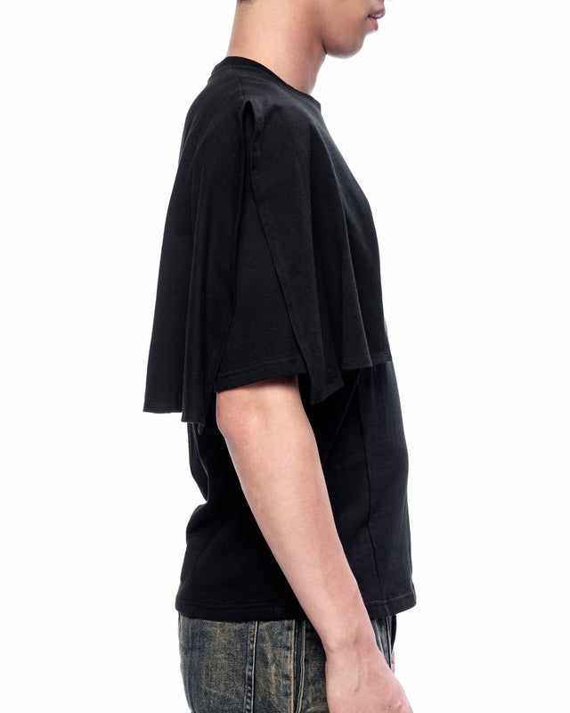 AW25 ‘MOVEMENT’ CAPE FLARED T-SHIRT (-20%)