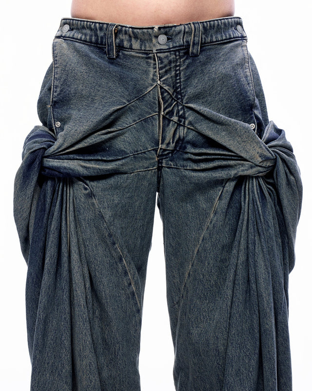 SS25 ‘TWIST’ TWIST BAGGY JEANS (-30%)