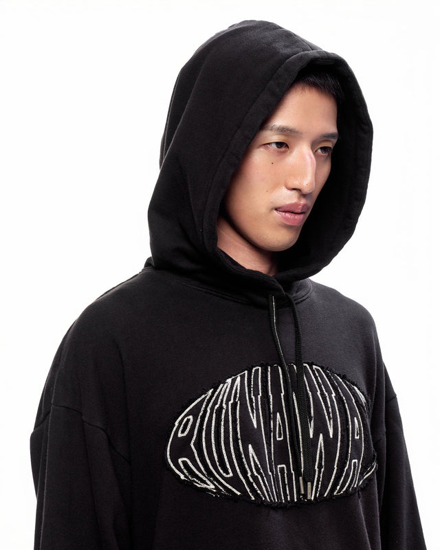 AW24 ‘RUNAWAY’ BACK FLARED HOODIE (-40%)