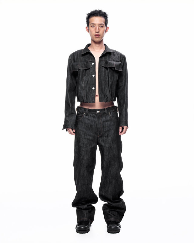 SS26 ‘STATIC’ LONG BACK POCKET JEANS (-30%)