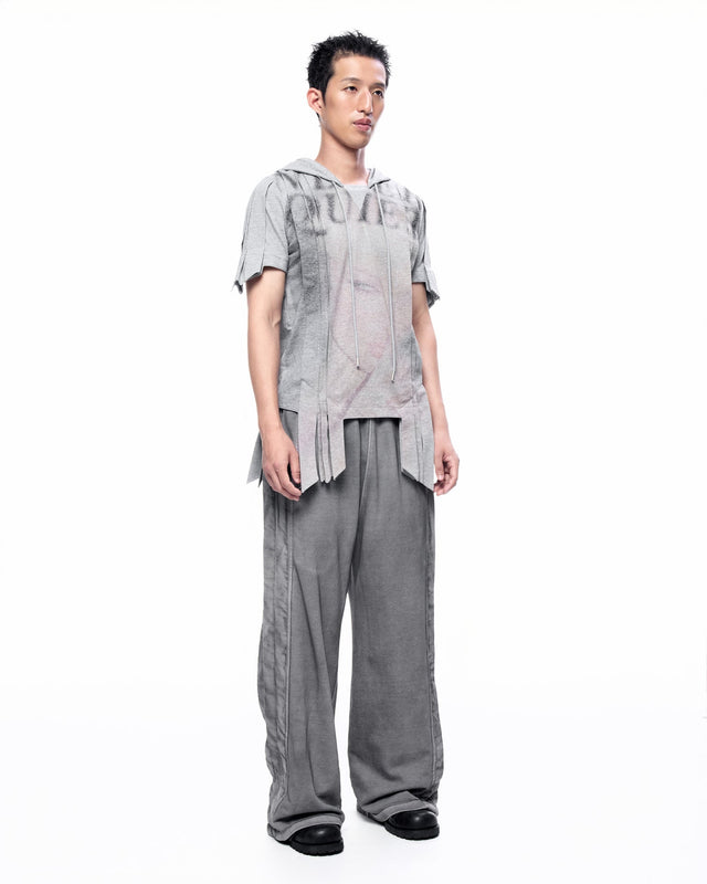 SS26 ‘STATIC’ PLEATS HOODIE (-30%)