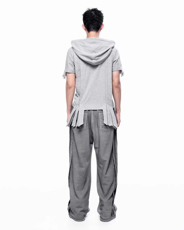 SS26 ‘STATIC’ PLEATS HOODIE (-30%)