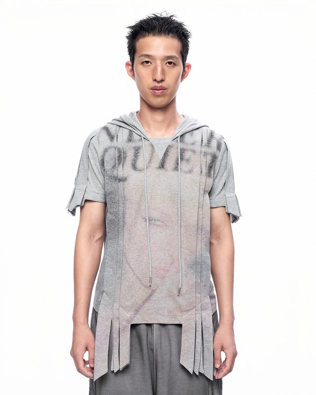 SS26 ‘STATIC’ PLEATS HOODIE (-30%)