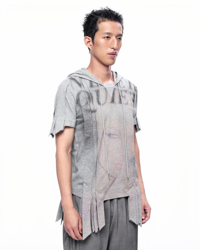 SS26 ‘STATIC’ PLEATS HOODIE (-30%)